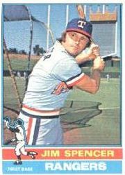 1976 Topps Baseball Cards      083      Jim Spencer